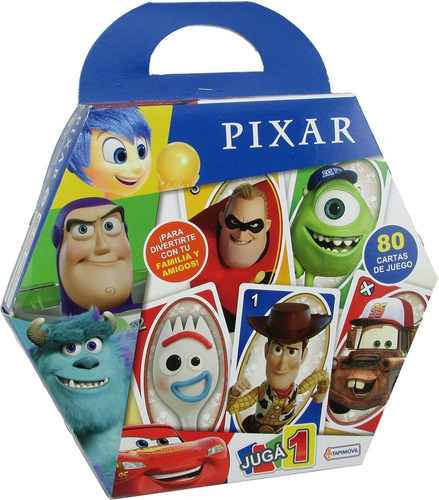 Juego De Cartas Jugá 1 Pixar (8302)