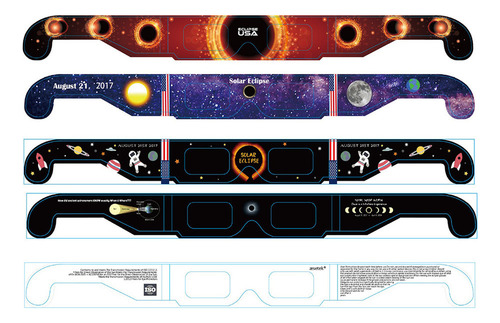 Db 100 Gafas De Papel De Juguete Para Eclipse Solar