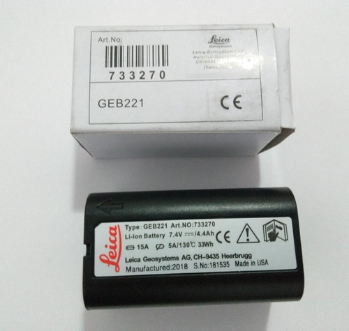 Batería Estacion Total Leica Equiv. Mod.geb221 Nueva