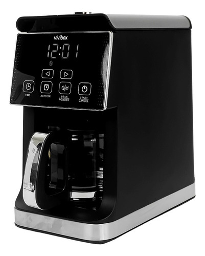 Cafetera Vivibox Procesador Café Grano Temporizador 900w