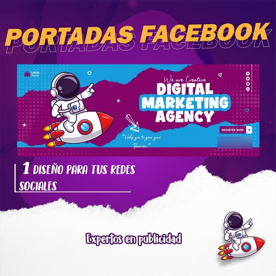 Diseño De Portadas Para Facebook | MercadoLibre 📦