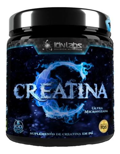 Suplemento Em Pó Creatina Ultra Micronizada 300g - 100 Doses Sem Sabor
