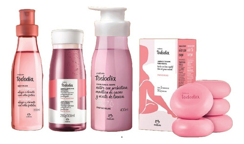 Set Cuidado Corporal Tododia Frutas Rojas Natura