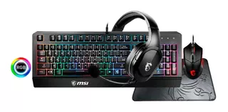 Combo Gamer Msi 4 En 1 Adventure 202teclado + Mouse + Auricu