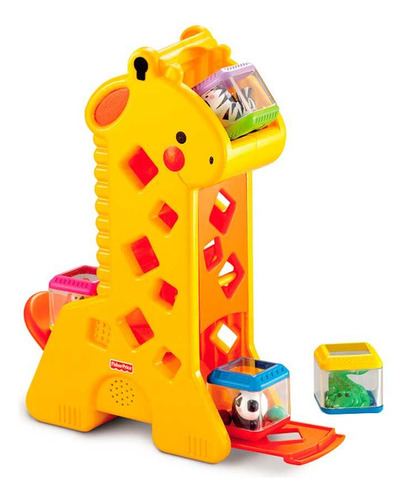 Fisher-price Girafa Com Blocos Peek A Blocks - Mattel