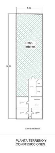 Vendo Terreno 352 M2 Con Casa 3d-1b Ideal Empresas