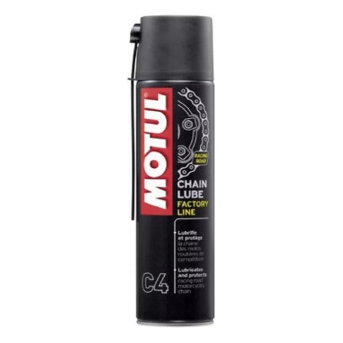 Spray Aceite Para Cadenas C4 Factory Line 0.4lt Motul 1 Lt 