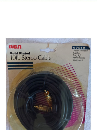 Cable De Audio De 3mts. Marca Rca Macho/macho