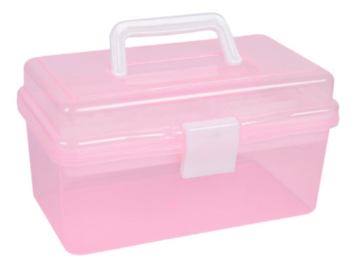 Caja De Almacenamiento De Herramientas Para Uñas, Con Asa,