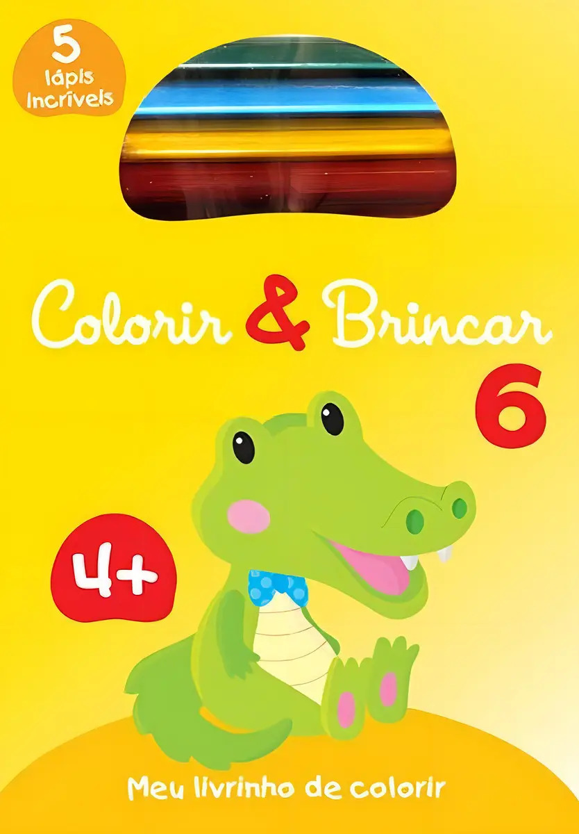 Livro Colorir & brincar 6 : Amarelo, de Yoyo Books. Editorial Yoyo Books, tapa mole, en português (2019)