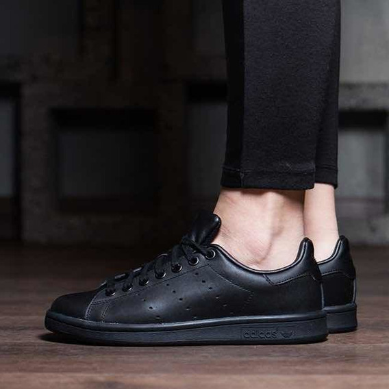 adidas stan smith hombre negras