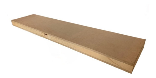 Estante Flotante De Madera 90x20 Cm - Mdf 9mm / Listón Pino