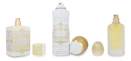 Set Lattafa Bade'e Al Oud Honor & Glory 3pzs - Dama