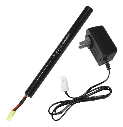 Bateria Gun Series 8.4v 1100mah Airsoft + Carregador Bivolt