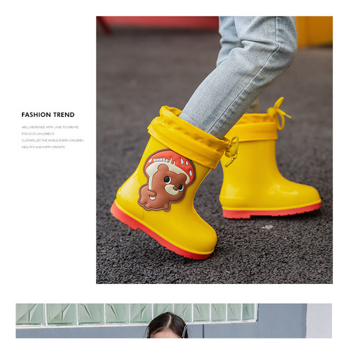 Botas De Lluvia Antiderrapante Botas Para Lluvia Niño Confor