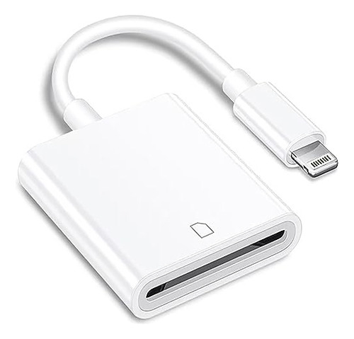 (apple Mfi Certified) Relámpago Para Lector De Tarjetas Sd P