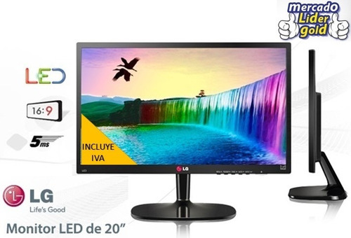 Monitor LG Hdmi/ Samsung Led 20 Ultraslim Oferta Nuevos