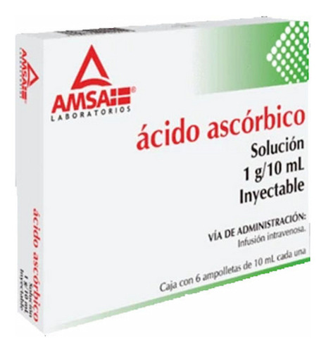 Amsac Solución 1 G, 6 Ampolletas 10 Ml