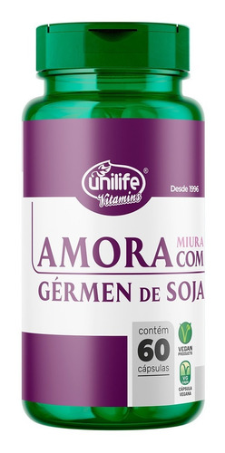 Amora Miura E Gérmen De Soja Unilife 60 Cápsulas 550 Mg