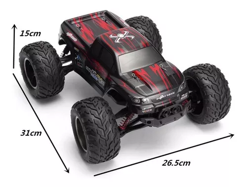 OMOONS Carro de controle remoto grande Monster Truck 4Wd Off Road Rock  Crawler carro elétrico e adultos carro de corrida Drift 2,4 GHz carrinho de  escalada meninos meninas brinquedo/preto/3 pacotes de bateria/dourado