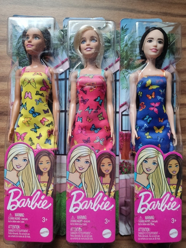 Barbie Original Muñeca De Colección 3 Unidades