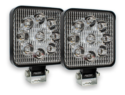 Par Faros 9 Mini Led Estrobo Auxiliares 4x4 Universales Spot