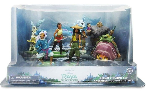 Juego De Figuras De Pvc 8 Piezas Raya And The Last Dragon