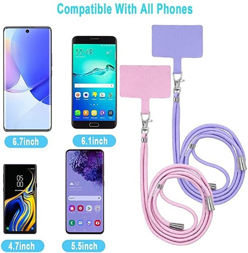 Imagen 2 de 2 de Cordon Correa Universal Para Colgar Funda Celulares