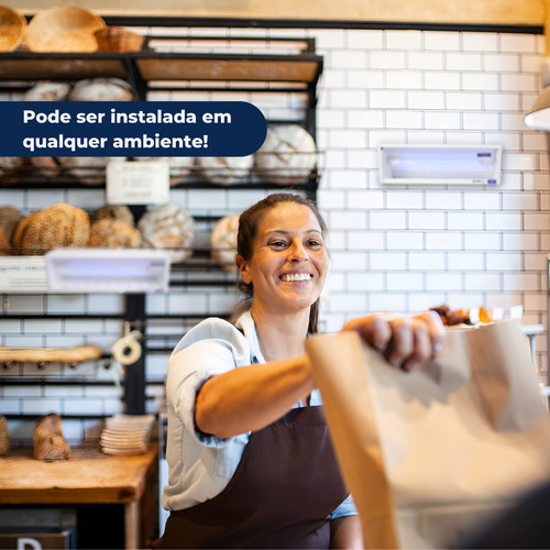 Aparelho LED Mata Mosca Adesivo Captura de Insetos Voadores