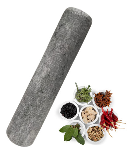 Mão De Pilão Resistente Em Pedra Sabão