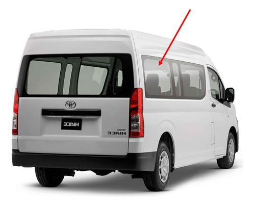Ventana Lateral Corrediza Trasera Toyota Hiace 2020- 2025