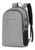 Comprar Mochila Urbana Bolsa Notebook Masculina Feminina Impermeável Resistente Reforçada Grande Executiva Escolar Viagem Faculdade Cor Cinza Mochilândia M340 Premium 25l