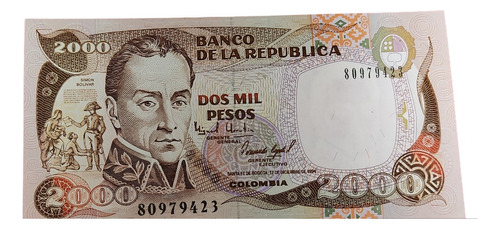 Billete De 2.000 Pesos  Páramo De Pisba  Estado 10 De 10