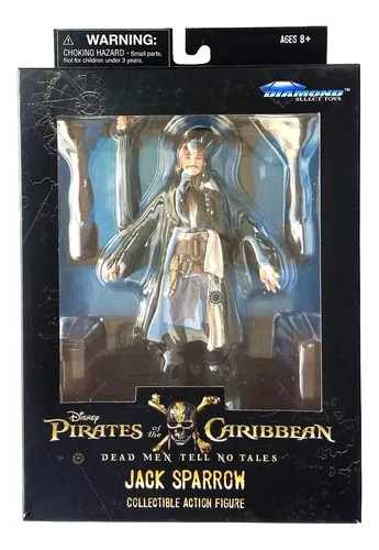 Jack Sparrow Figura Con Articulaciones Piratas Del Caribe 