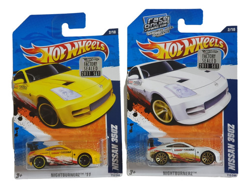 2 Hot Wheels Nissan 350z 2011 112/244 Original Y Variante