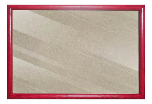 1 Marco De Madera Con Acrílico 60 X 85cm Todo Incluido Rojo Vivo