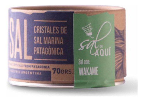 Cristales De Sal Marina Con Wakame X 70gr / Mercadoenvios!