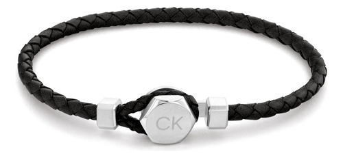Pulsera Calvin Klein Latch De Cuero Para Hombre 35000260