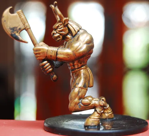 Brass Golem #02 Night Below Mini Dungeons And Dragons Dnd (Usado)