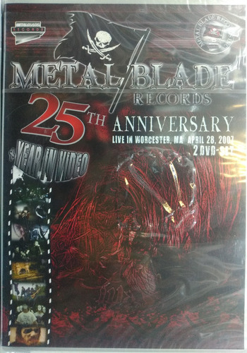 Metal Blade Dvd Americano 25 Anniversary Live W. Hvy Mrx Xvm