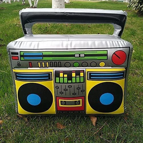 Ts Micrófonos Inflables Boom Box 80s 90s Decoración De