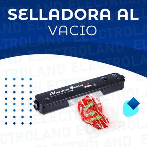 Maquina Selladora Envasadora Al Vacío Automática + 5 Bolsas