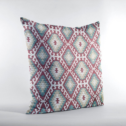 Capa Almofada Jacquard Sued C/ Zíper Alto Padrão 43x43 M333
