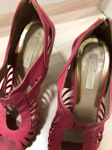 Sandália Mezzo Punto Rosa Pink