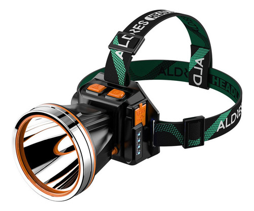 . T100 55 Linterna Casco Recargable Les Dé Cabeza Taza