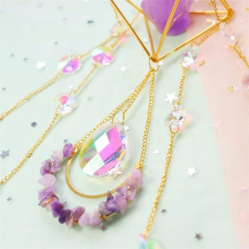 Para Suncatcher Crystal Boho Decor, Colgador De Sol Con