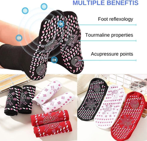 Calcetines Magnéticos Autocalentables Para Unisex Lavables
