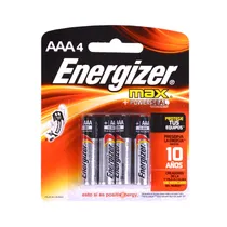 Comprar Pilas Alcalinas Energizer Max Aaa Blister 4 Unidades - Mosca