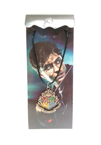 Harry Potter Emblema Escuela Hogwarts Collar Cosplay