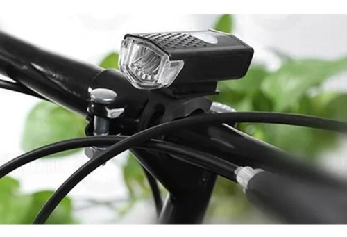 Imagen 3 de 9 de Luz Para Bicicleta Led Recargable Usb Delantera Con 3 Modos